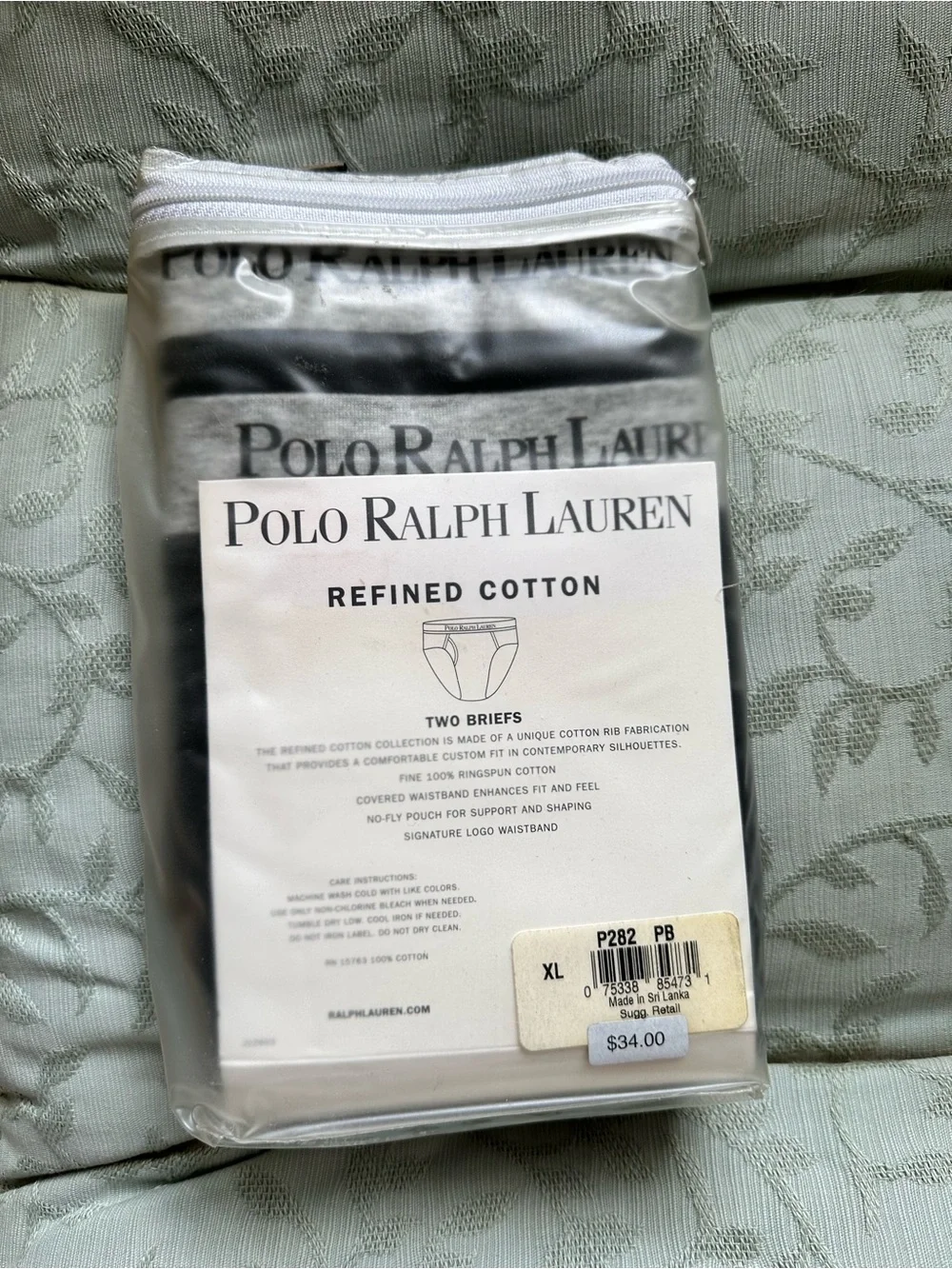 Polo by Ralph Lauren Mens black Briefs - 2 Pack